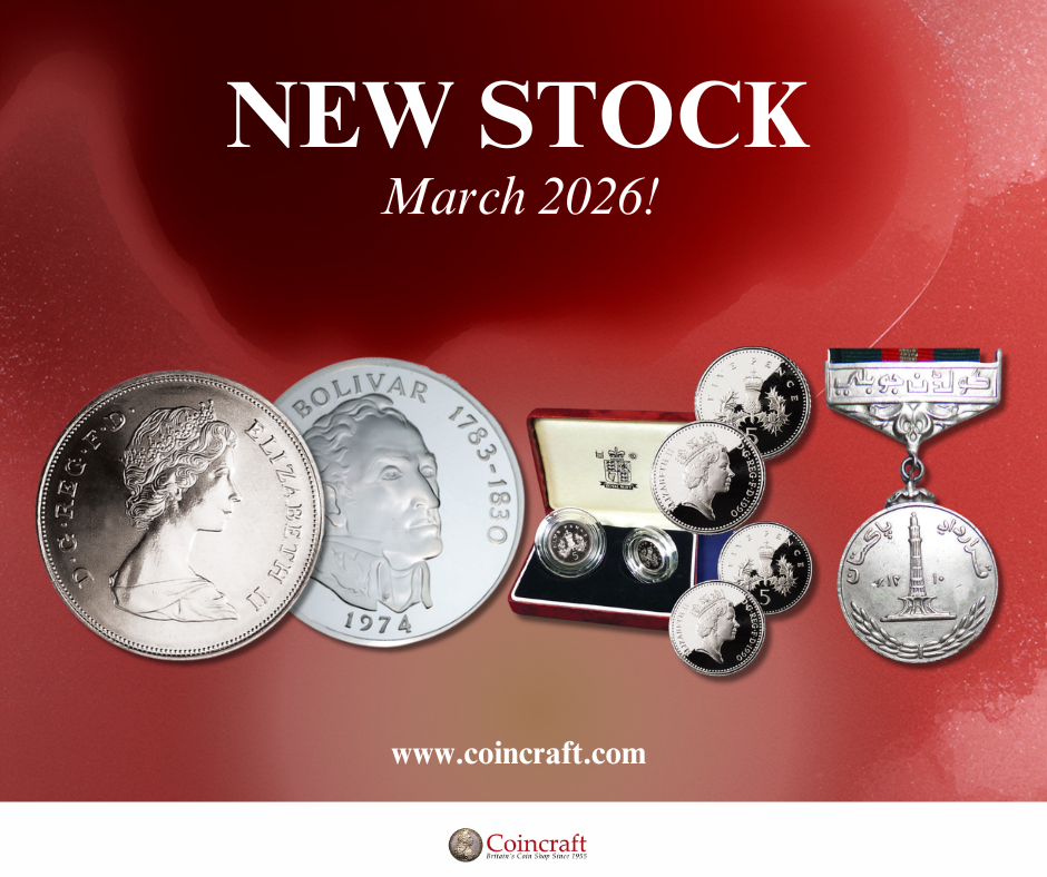 New Stock February 2026 - Coincraft